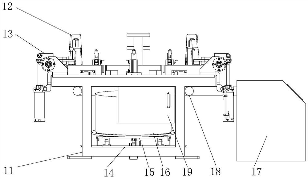 Water mist vaporization rapid cooling device for SMC part