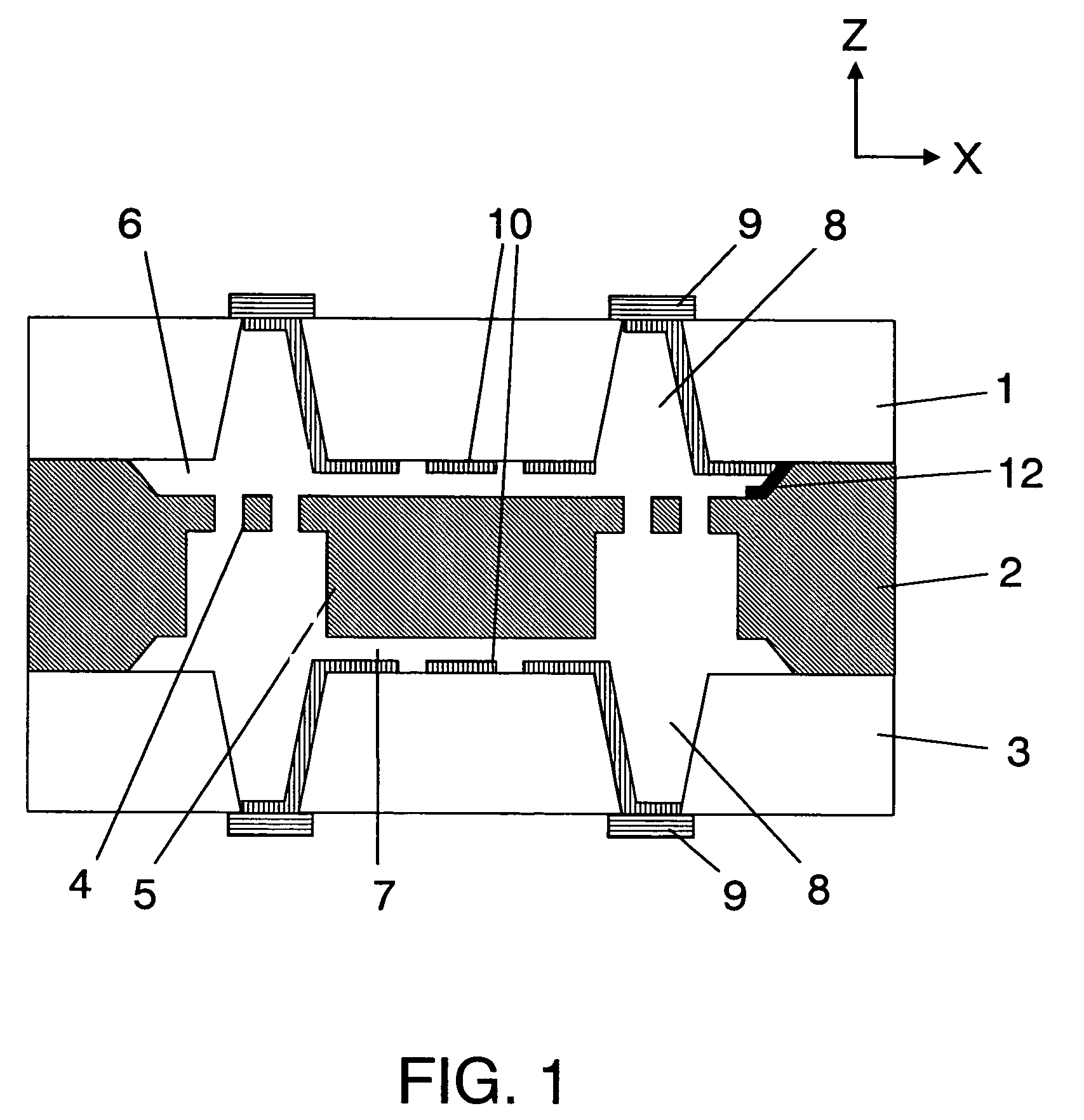 Capacitance type dynamic quantity sensor