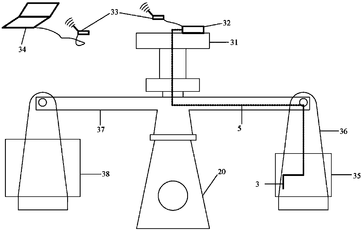 Testing system for shield tunnel excavation face stability-losing centrifugal model test under seepage condition