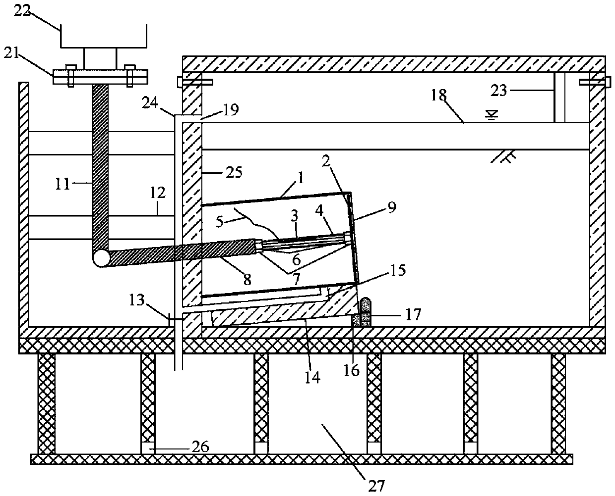 Testing system for shield tunnel excavation face stability-losing centrifugal model test under seepage condition