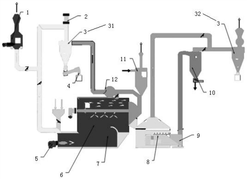 Coffee bean baking system capable of controlling caffeine content and baking method thereof