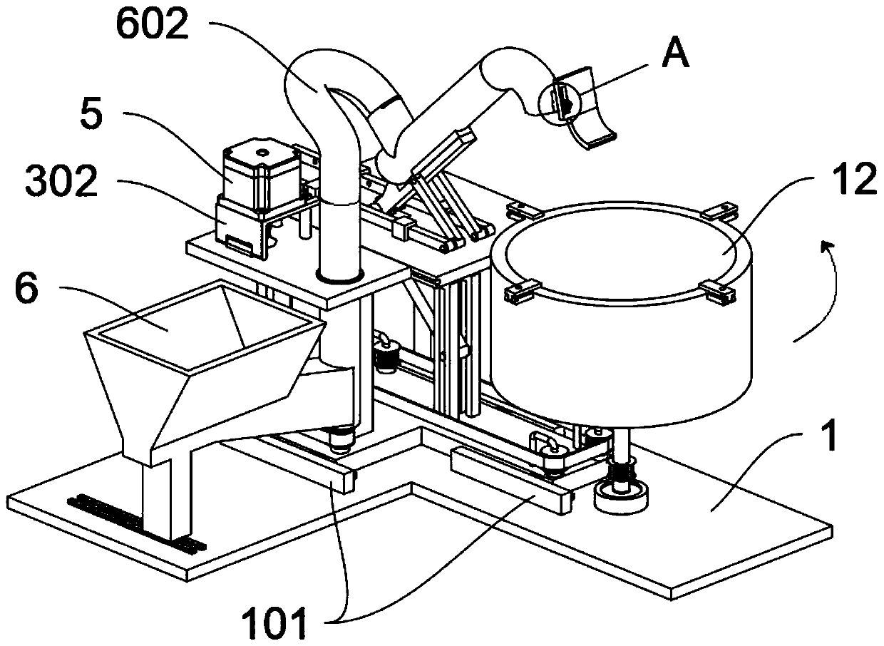 Automatic device used for manufacturing of aluminum pot mold shell