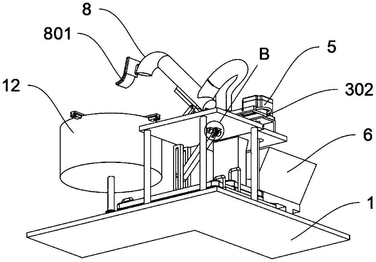 Automatic device used for manufacturing of aluminum pot mold shell