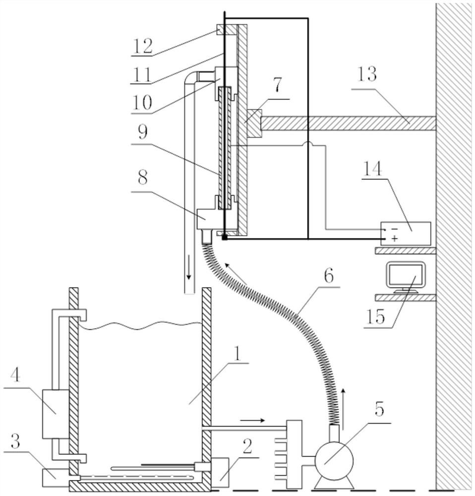 An automatic continuous flow electroplating device and method for the inner wall of a pipe fitting