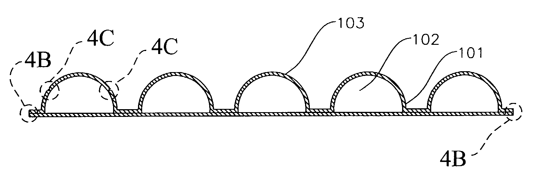 Blast compression wave absorbing device