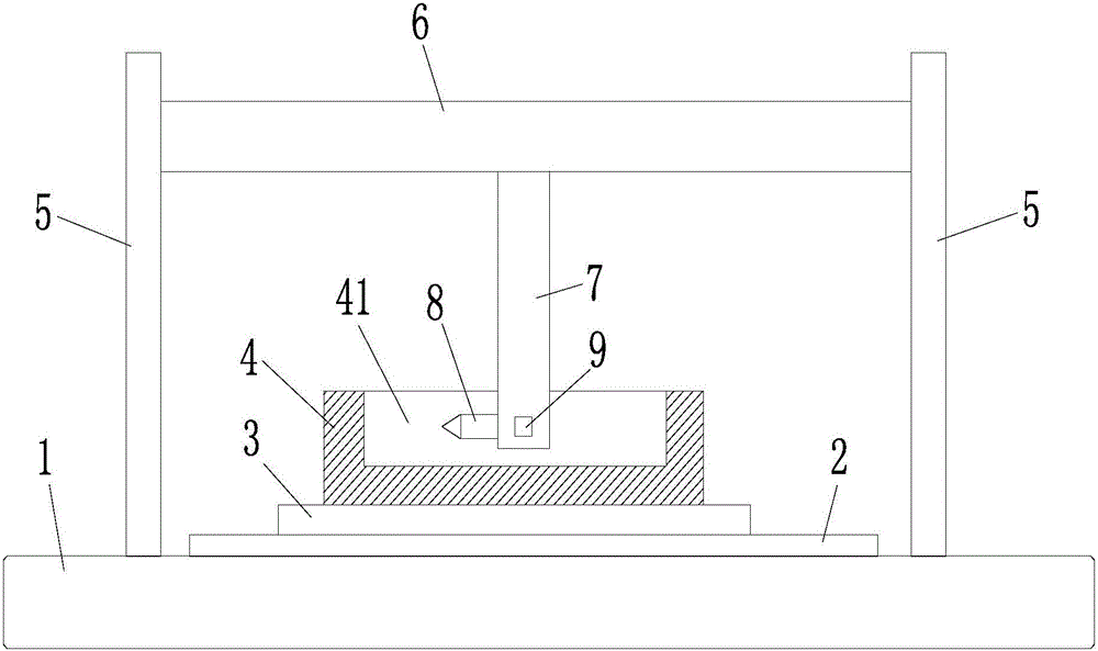 Product inner side revolving laser marking device and marking method