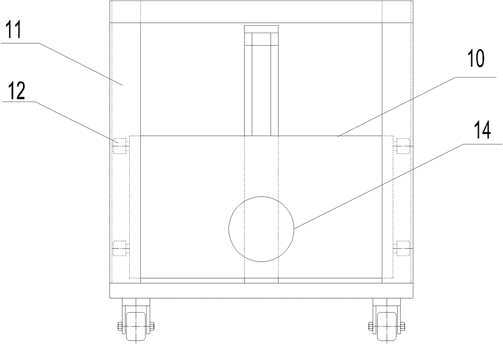 A steel pipe nozzle correction device