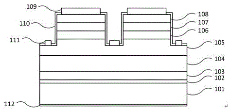 Deep ultraviolet light emitting diode chip with high luminous efficiency and preparation method thereof