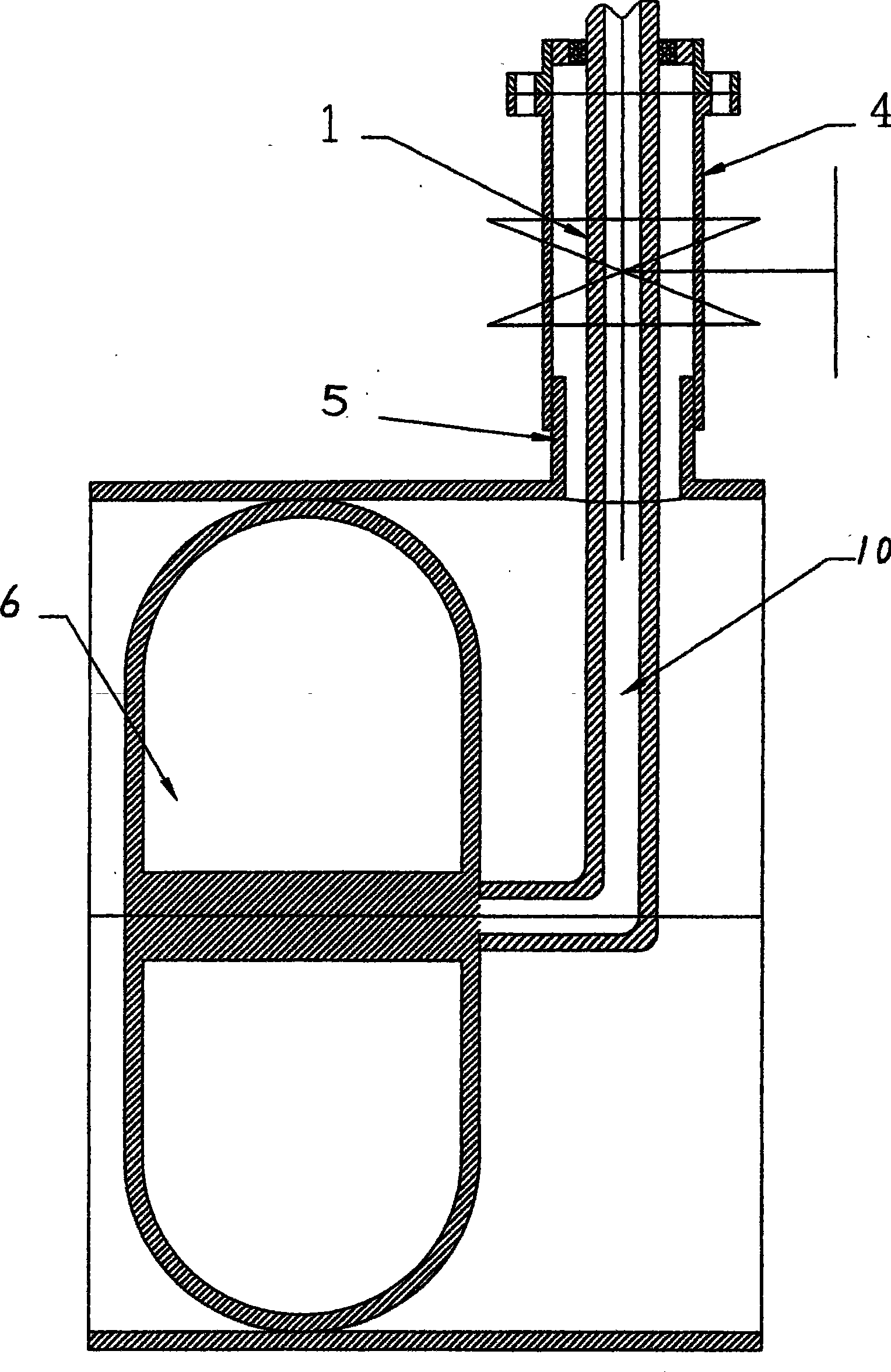 Totally-enclosed examination and repair process with pressure for feedwater piping