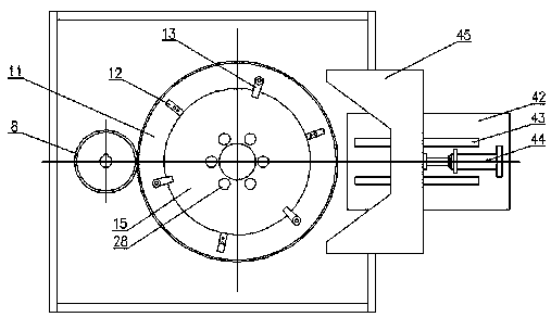 Device for removing burrs of wheel bolt holes