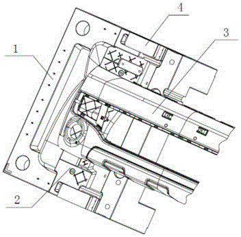 A kind of automobile bumper mold