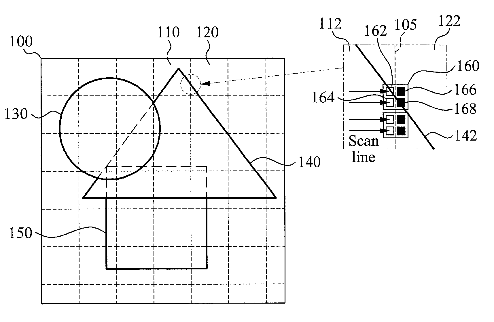 Cache memory system for tile based rendering and caching method thereof