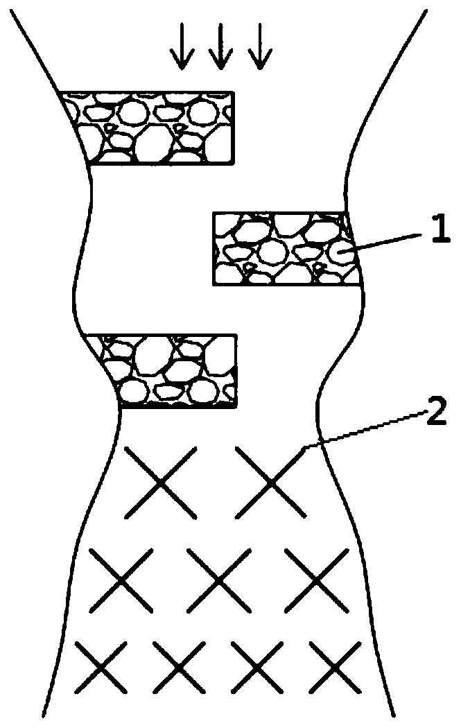 Fabricated supporting structure suitable for small debris flow gully treatment