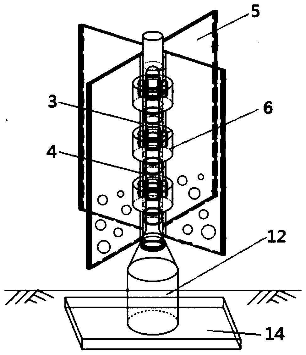 Fabricated supporting structure suitable for small debris flow gully treatment