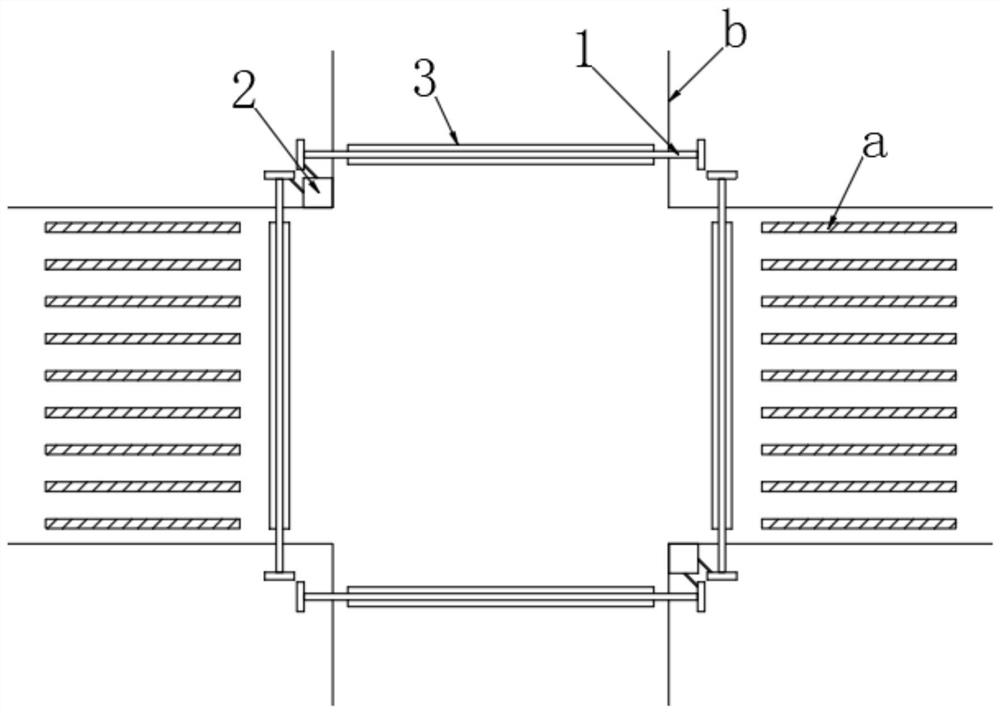 Crossroad light fog type vehicle guiding device based on intelligent traffic