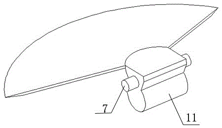 A bionic swimming propeller and swimming propulsion method