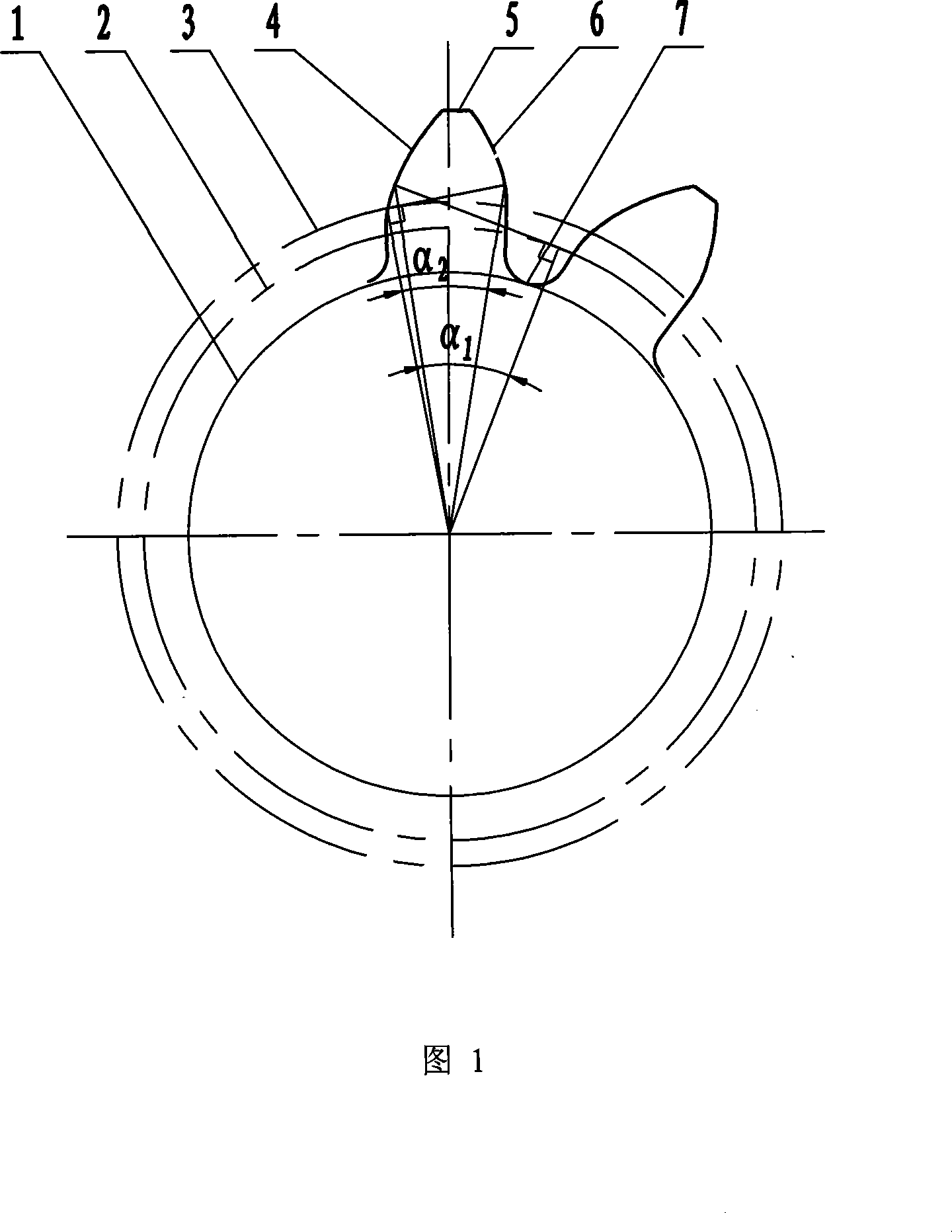 Antisymmetric involute plastic gear