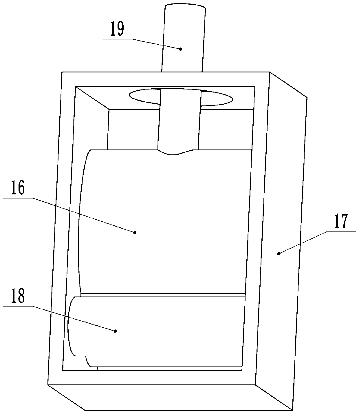 Adjustable ultrasonic coupling agent automatic squeezing device