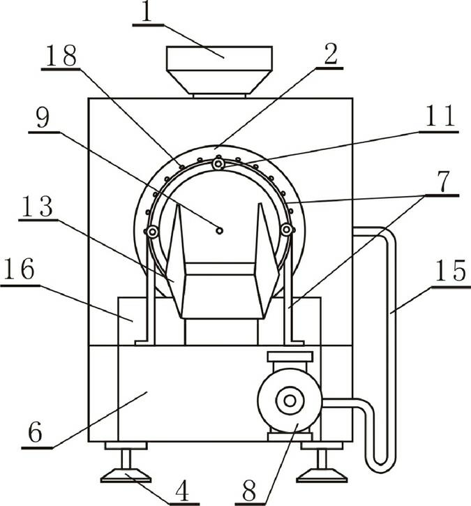 Continuous operation type soaking device before peeling of plant nuts