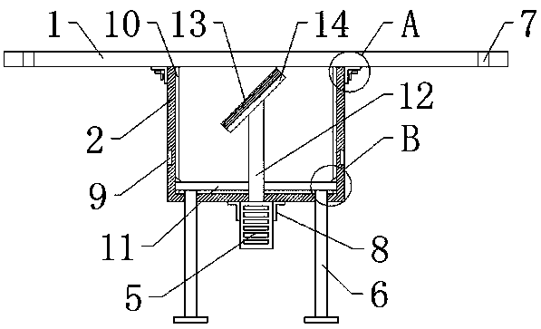 Combined type coal scraping tool