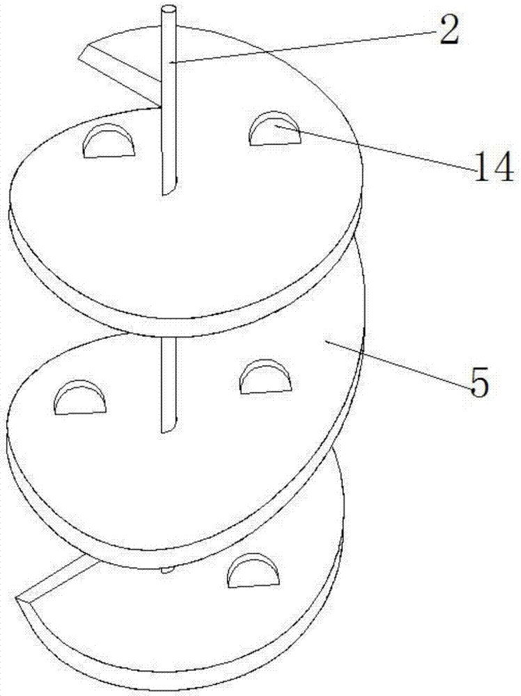 Bucket opening-free feeding device for bean pulp fermentation