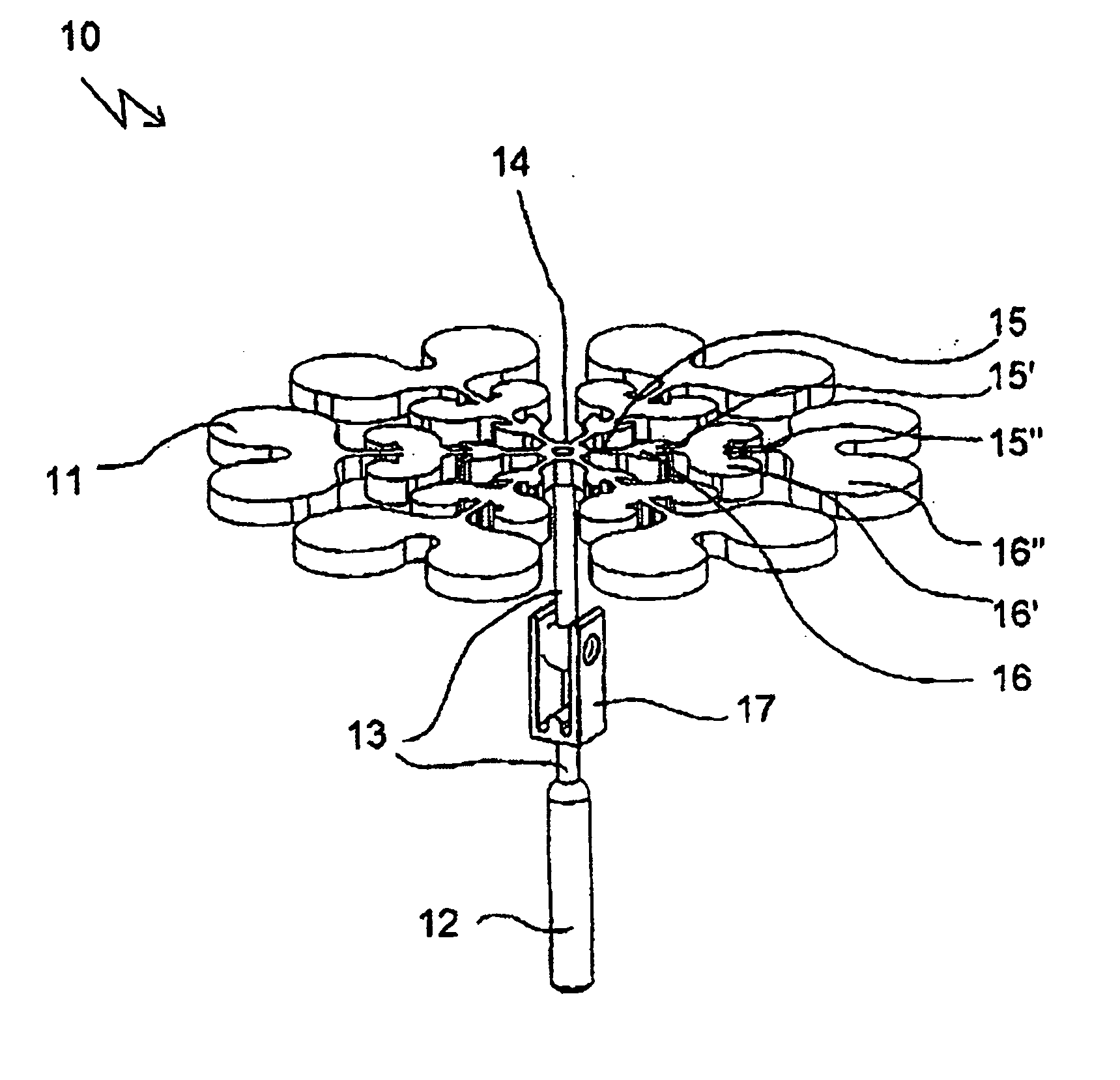 Auditory ossicle prosthesis with variable coupling surfaces