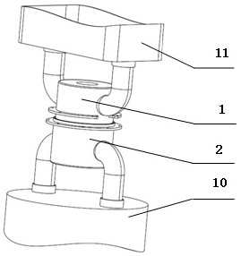 Revolving body shunting device