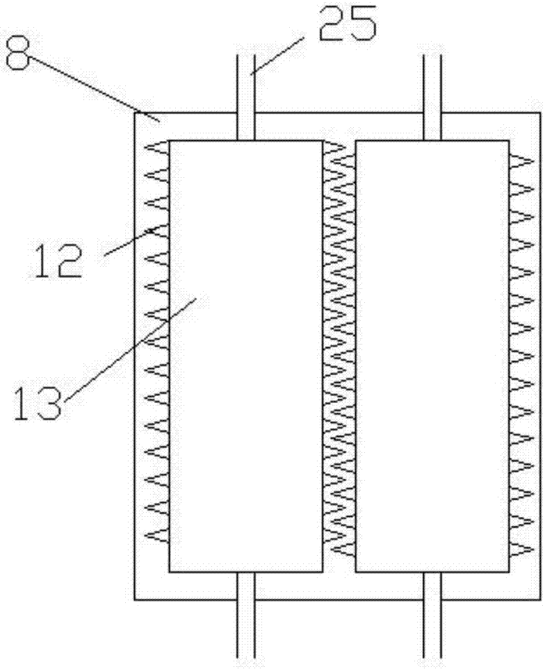 Smashing device for veterinary medicines