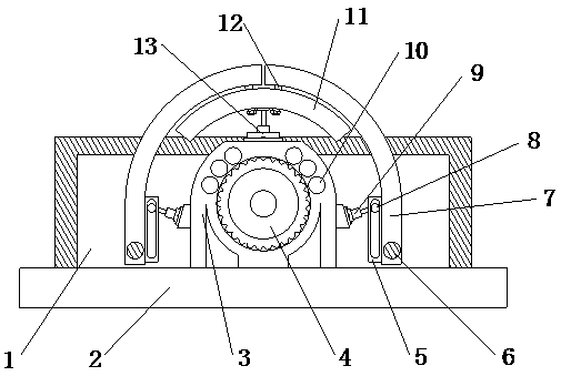 Expanded protector for mine motor