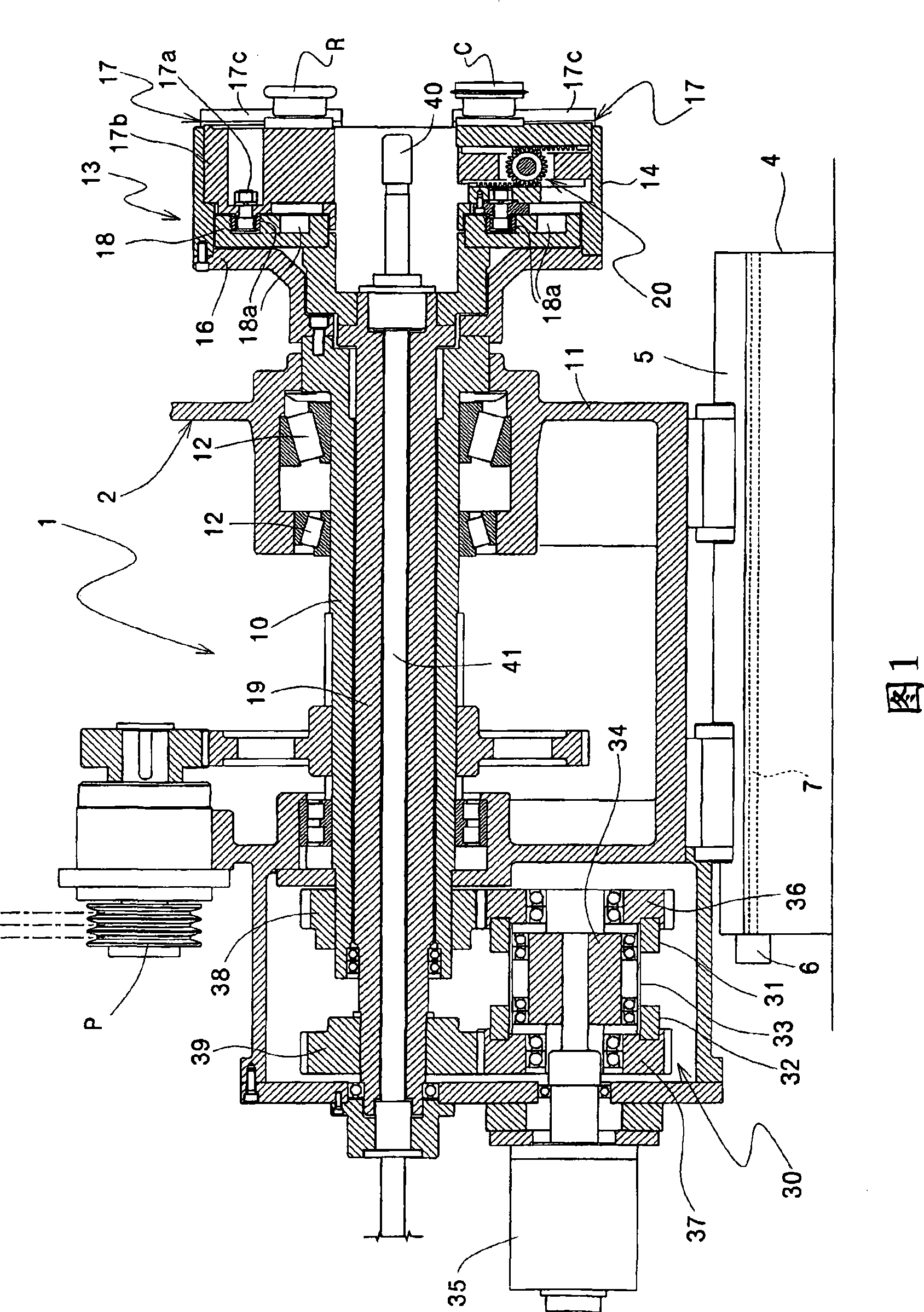 Deep-drawing processing device