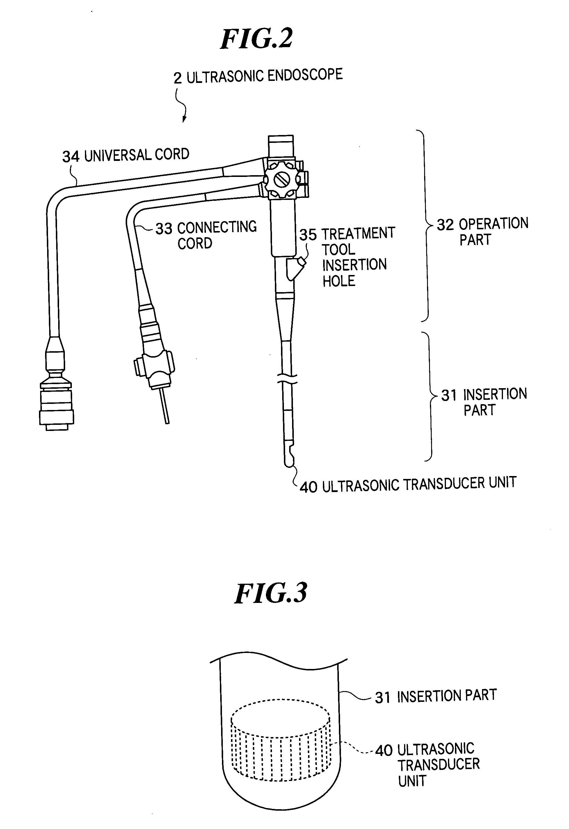 Ultrasonic endoscope and ultrasonic endoscopic apparatus