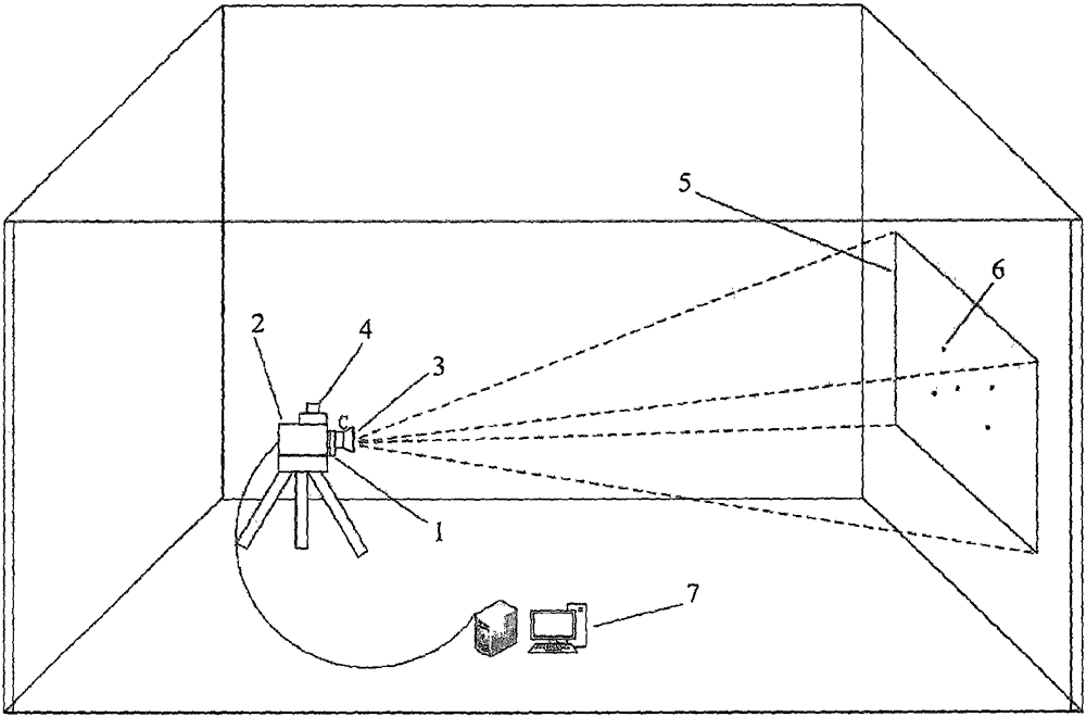 Camera positioning correction calibration method and system