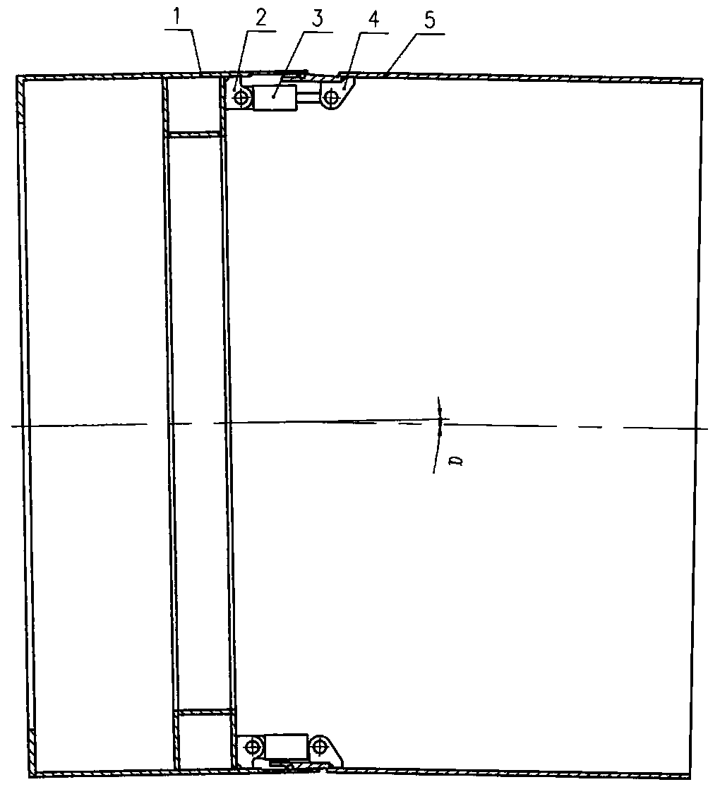 Radial type shield body torsionproof device