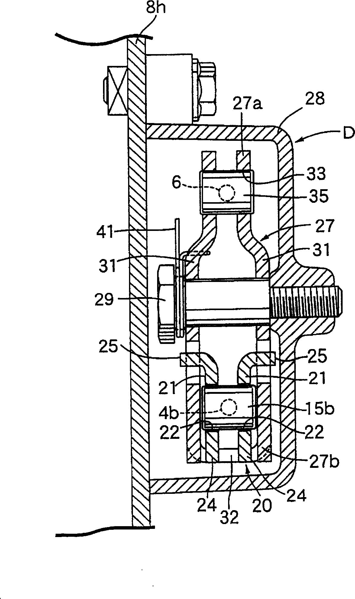 Front and rear wheel brake interlinking device for vehicle