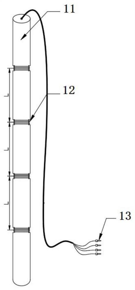 Space-time four-dimensional electrical method detection system and method for physical model test