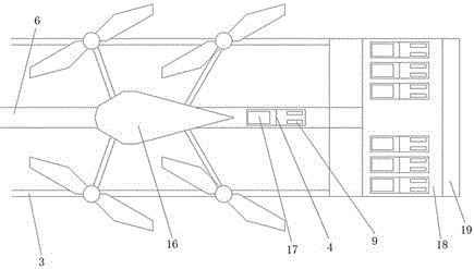 Automatic power source replacement system of unmanned aerial vehicle