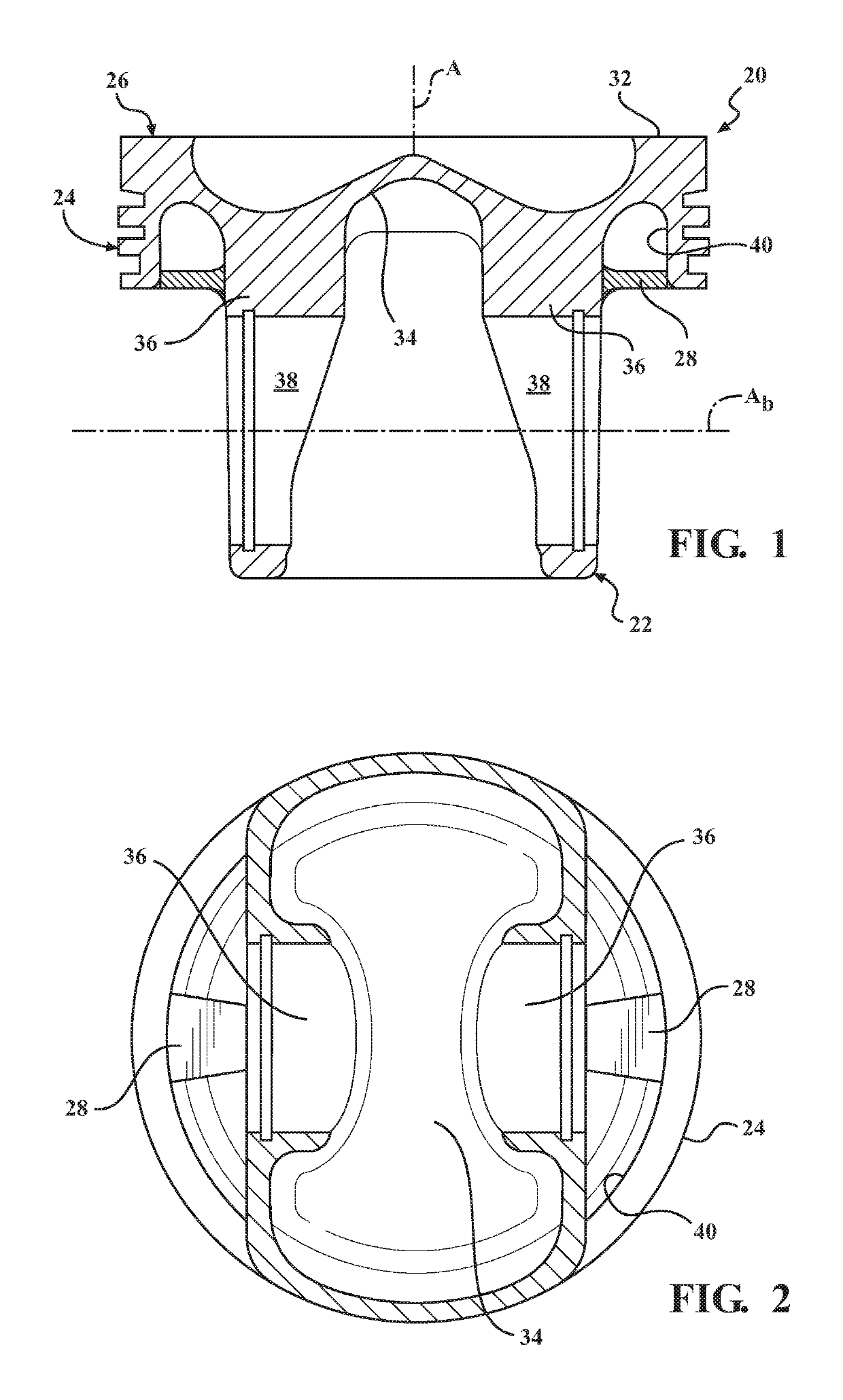 Piston ring-belt structural reinforcement via additive machining