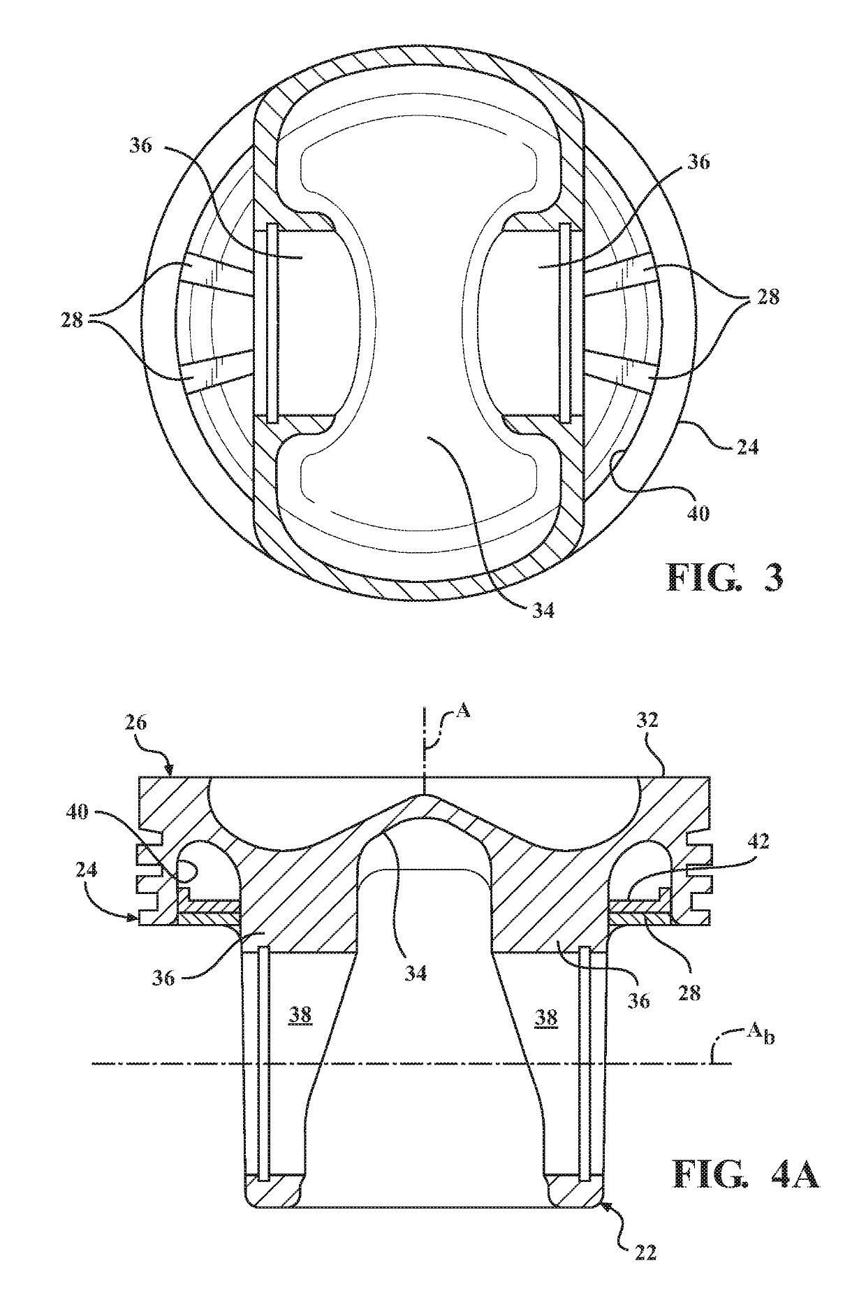 Piston ring-belt structural reinforcement via additive machining