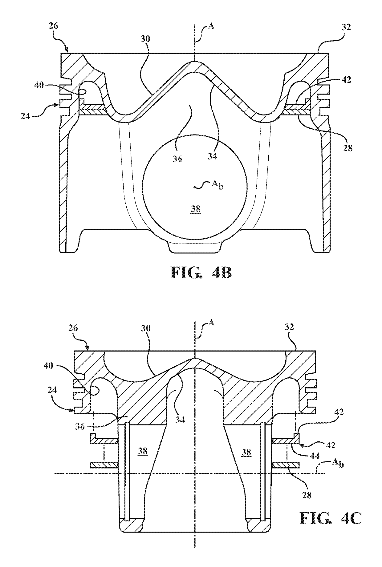 Piston ring-belt structural reinforcement via additive machining