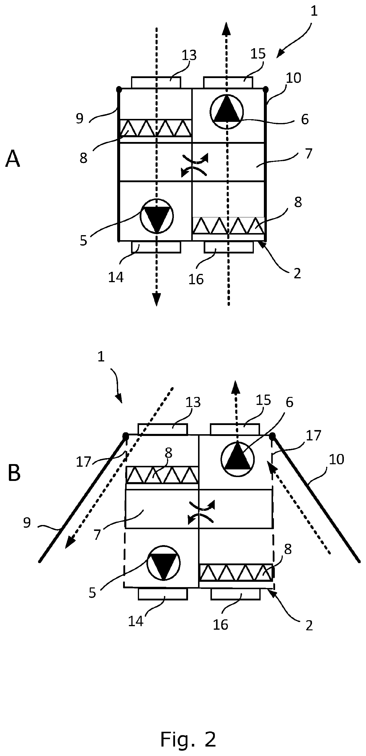 Hybrid ventilation system