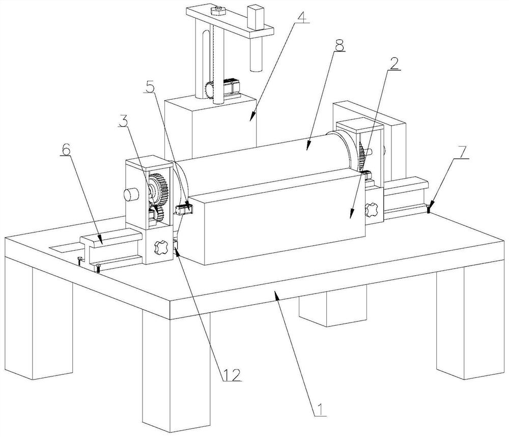 Drilling device for electric power engineering