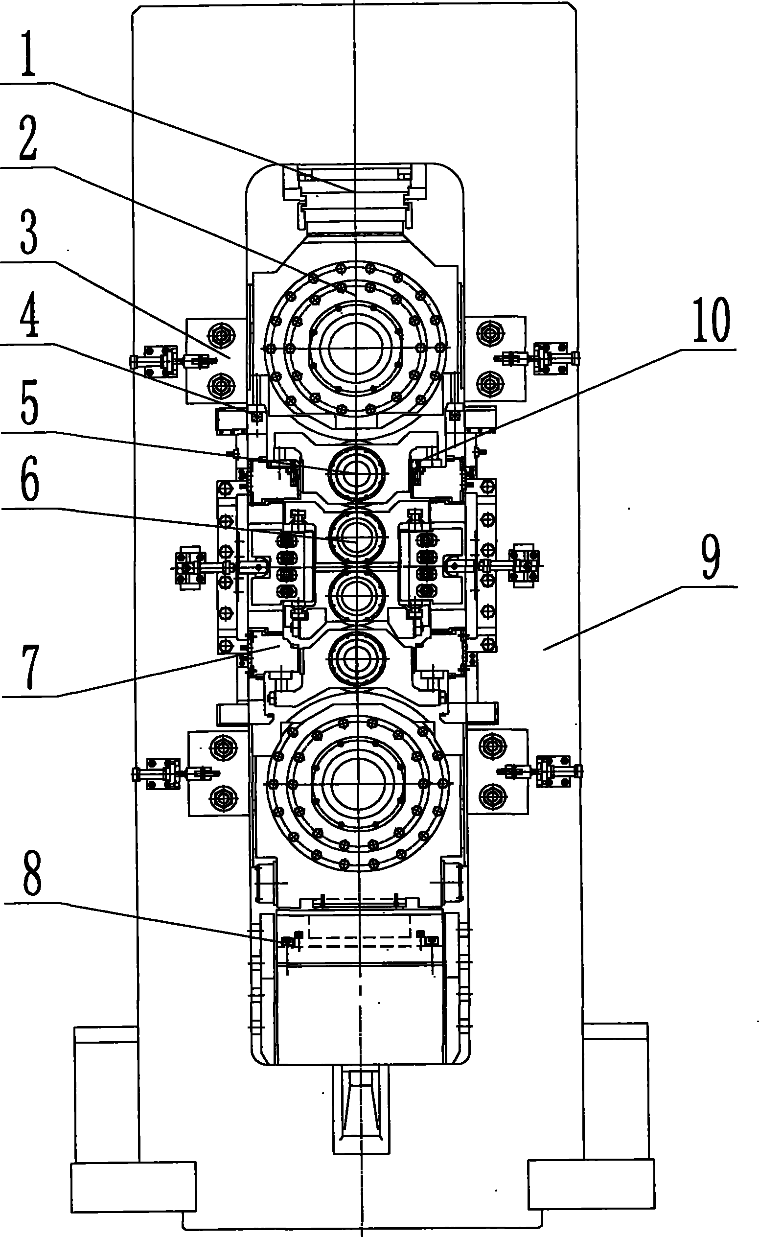 Six-roller mill