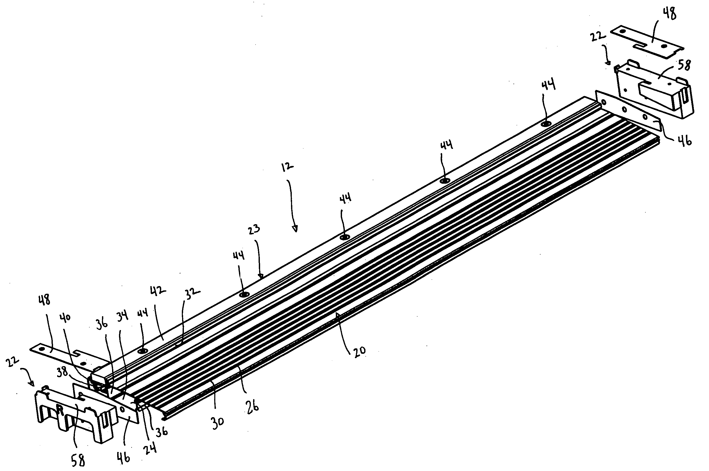 Corner key for exterior jamb and sill