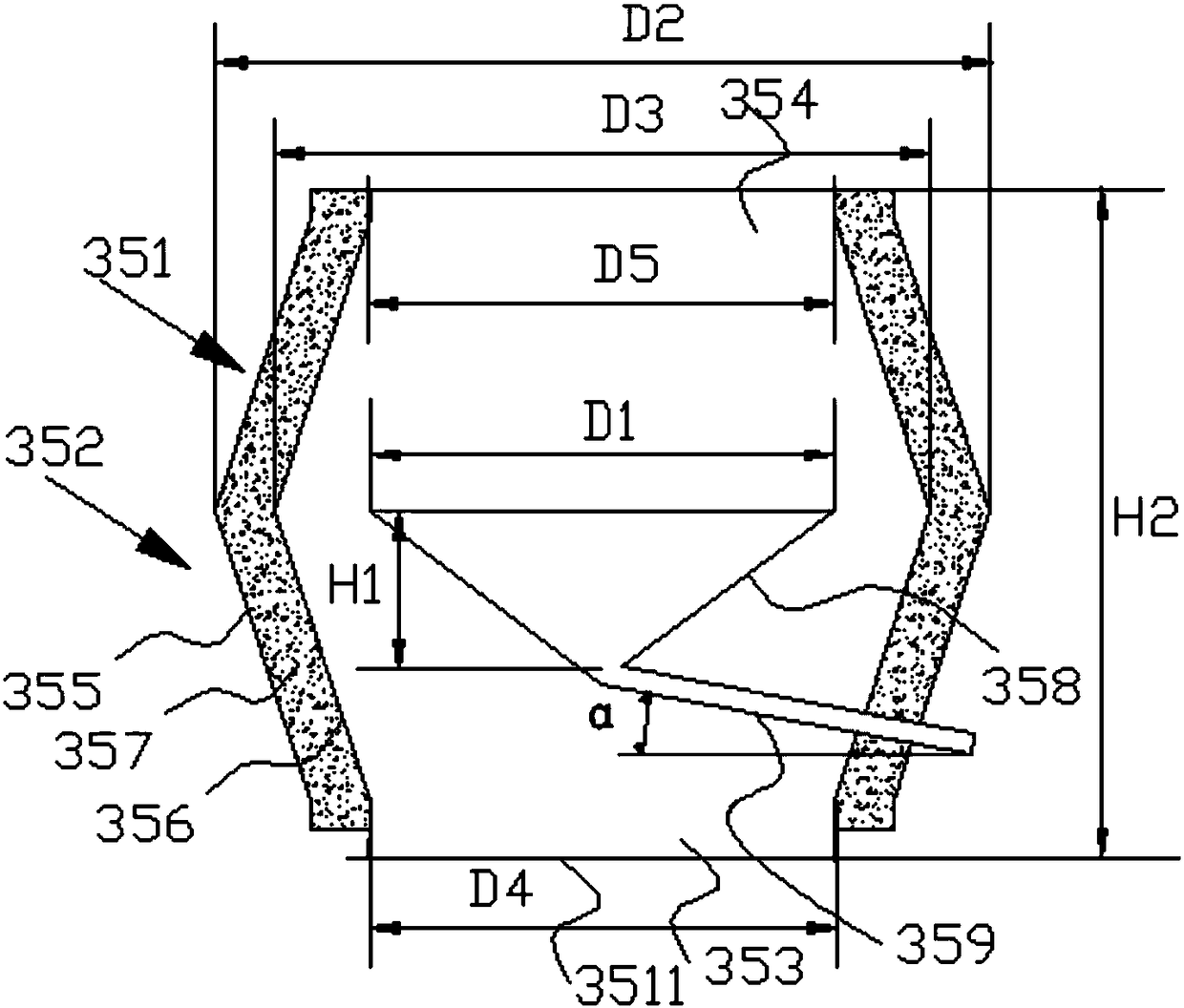 Coating chamber organic waste gas catalytic combustion treatment system