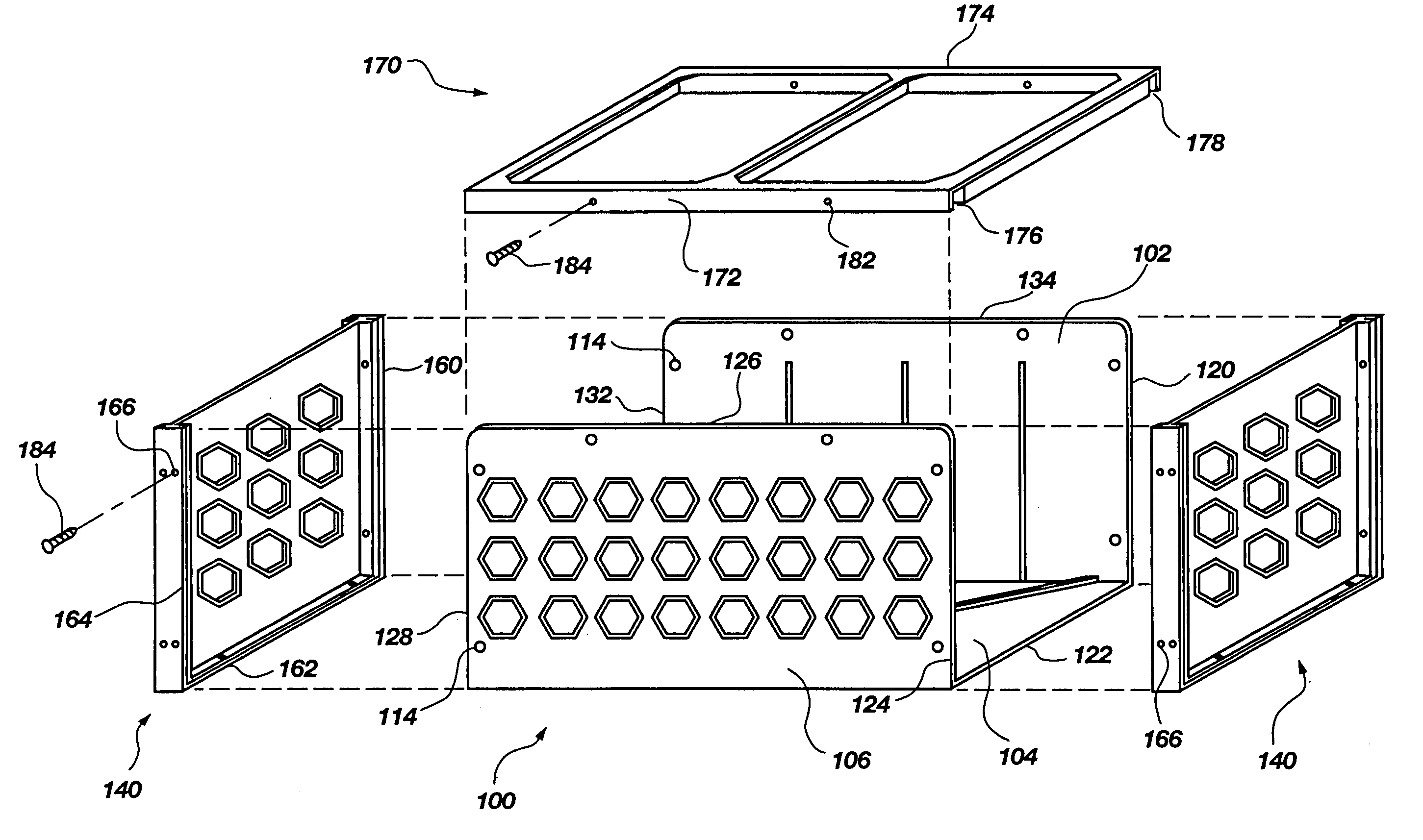 High density planter