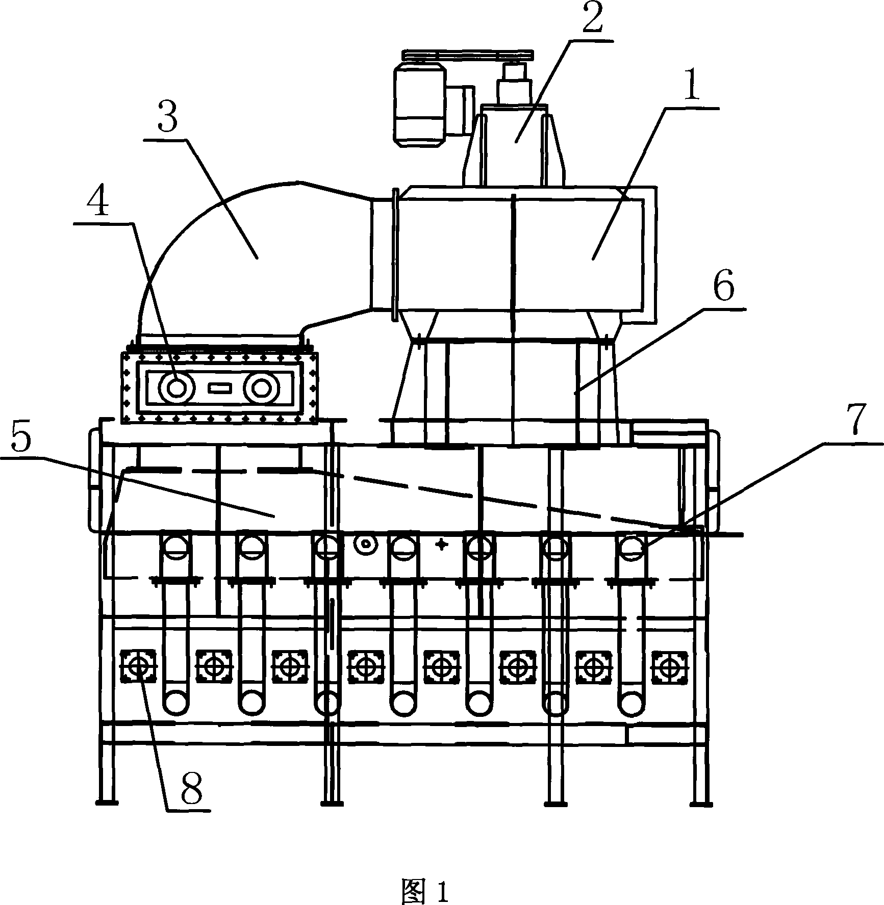 Copper pipe roller bottom type continuous bright annealing furnace