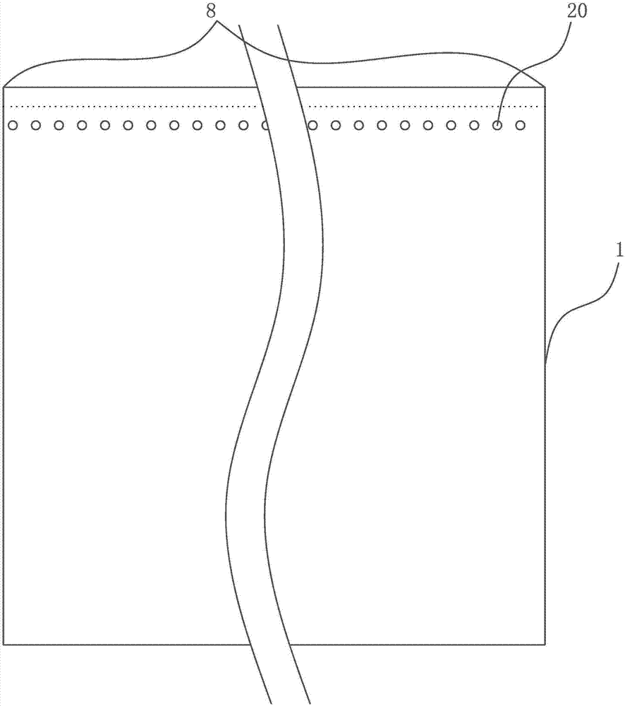 Wound battery with continuous lugs, asymmetric composite electrode and bag membrane safety valve