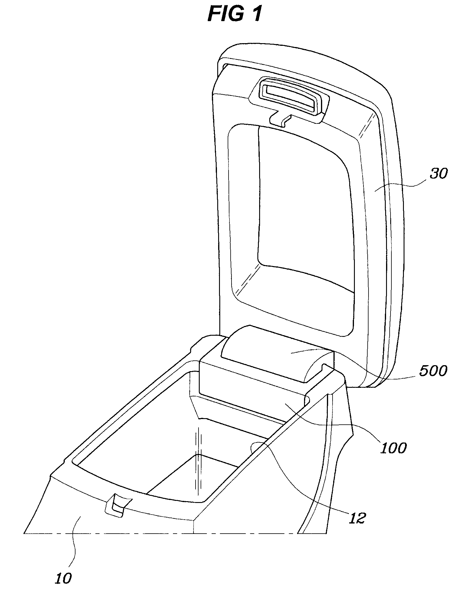 Armrest hinge unit for vehicle