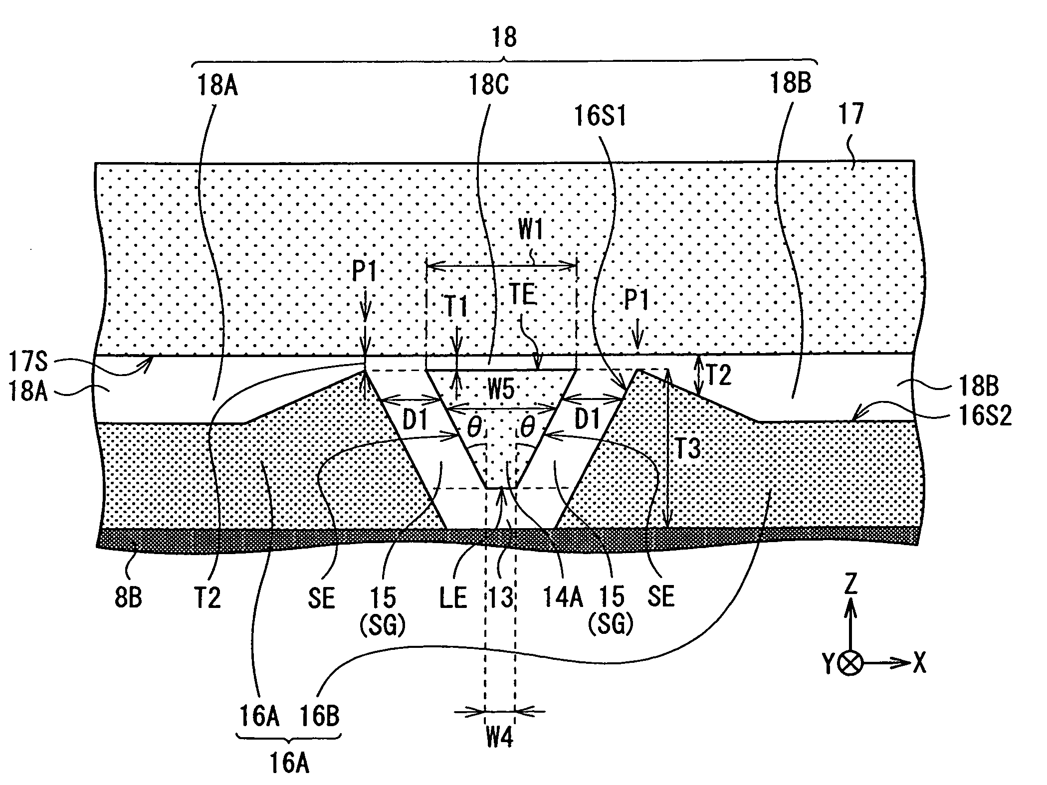 Perpendicular magnetic recording head and magnetic recording device