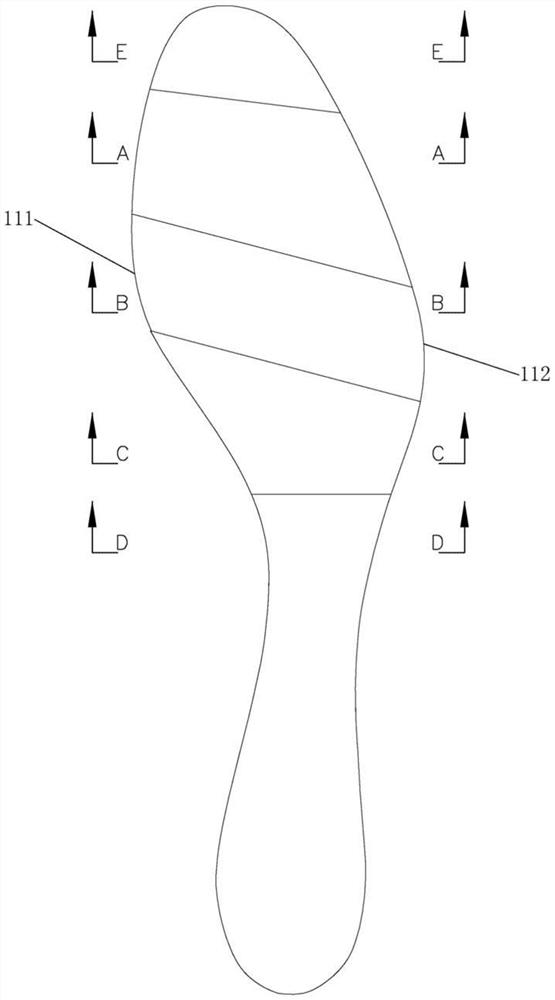 Sneaker sole supporting piece, sneaker sole and sneaker